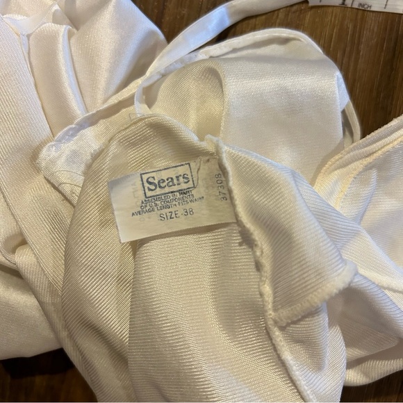 Sears vintage slip tank top size 38 white 60s - Picture 3 of 5
